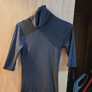 Michael Stars Black Turtleneck Top